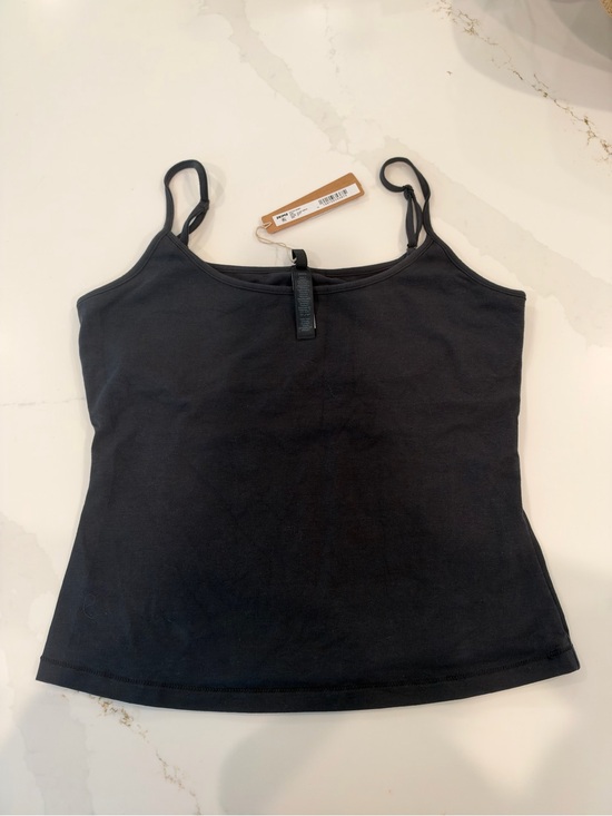 SKIMS Tops - SKIMS Cotton Jersey Scoop Neck Cami SOOT size small